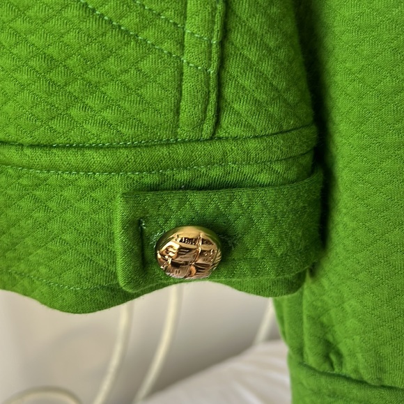 Juicy Couture zip up waffle Lime Green Hoodie - Picture 6 of 6
